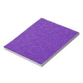 Bloc-note Créez votre propre Parties scintillant violette (Tourné)