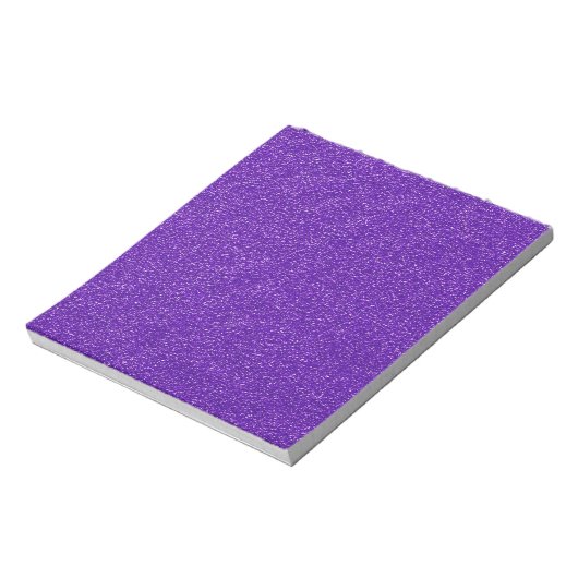 Bloc-note Créez votre propre Parties scintillant violette (Tourné)