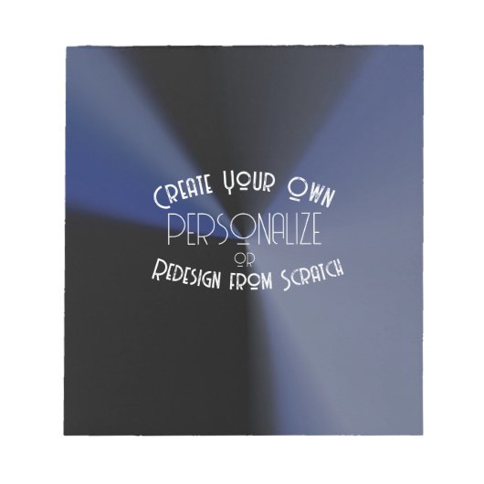 Bloc-note Créez votre propre personnalisation (Devant)