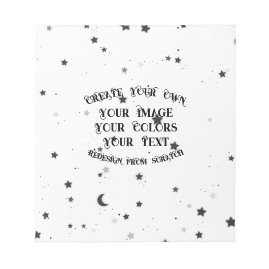 Bloc-note Créez votre propre personnalisation personnalisée (Devant)