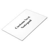 Bloc-note Créez Votre Propre Promotion de Marque Simple (Incliné)