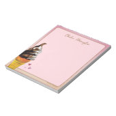 Bloc-note Crème Glacée Vanille Chocolat Aquarelle Nostalgiqu (Tourné)