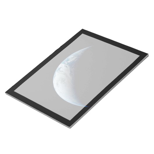 Bloc-note Crescent Terre De La Mission Apollo 4. (Incliné)