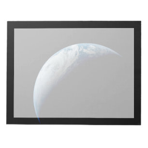 Bloc-note Crescent Terre De La Mission Apollo 4.