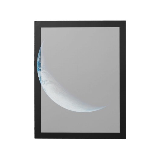 Bloc-note Crescent Terre De La Mission Apollo 4. 2 (Tourné)