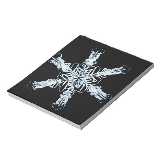 Bloc-note cristal de neige stellaire (Tourné)