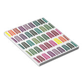 Bloc-note Crochet coloré tricot fil motif Crochet (Incliné)