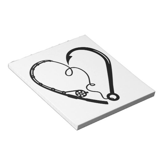 BLOC-NOTE CROCHET DE PÊCHE (Incliné)