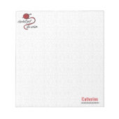 Bloc-note Crochet Rouge Rapide, Mourir Chaud (Devant)