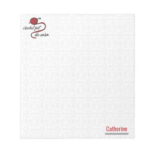 Bloc-note Crochet Rouge Rapide, Mourir Chaud