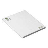 Bloc-note Crochet Vert Olive Fast, Die Chaud (Incliné)