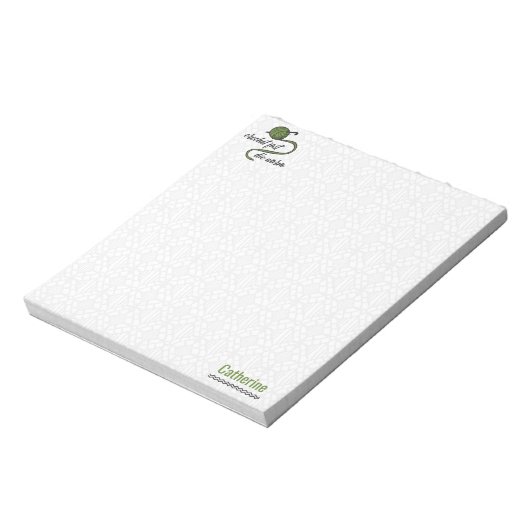 Bloc-note Crochet Vert Olive Fast, Die Chaud (Tourné)