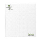 Bloc-note Crochet Vert Olive Fast, Die Chaud (Devant)