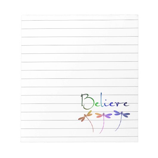 Bloc-note Croire (Devant)