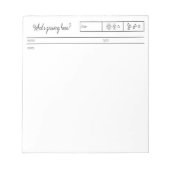 Bloc-note Croissance des jardiniers (Devant)