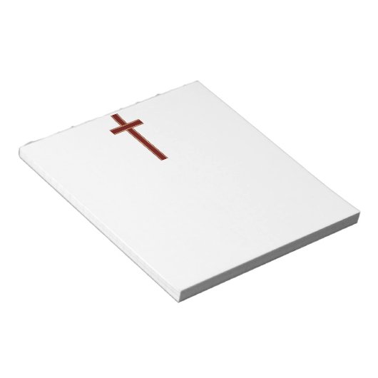 Bloc-note Croix chrétienne (Incliné)
