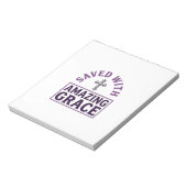 Bloc-note Croix chrétienne Amazing Grace vintage (Tourné)