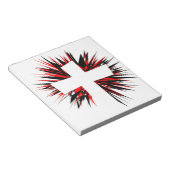 BLOC-NOTE CROIX DE DÉBUT BLANC (Incliné)