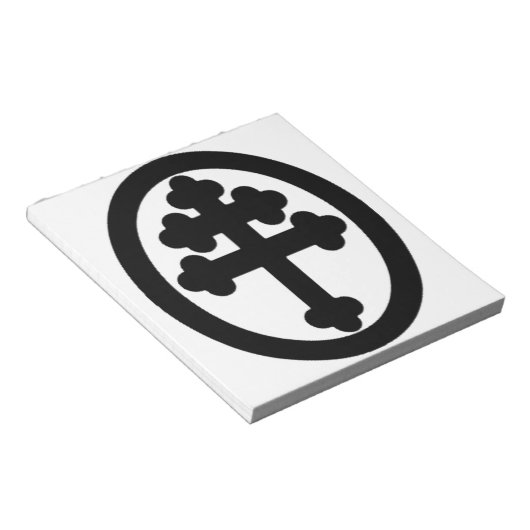 Bloc-note Croix de Lorraine (Incliné)