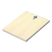 Bloc-note Croix de Pâques avec des Bluebells (Tourné)