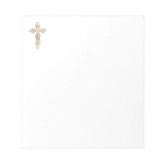 Bloc-note Croix orthodoxe (Devant)