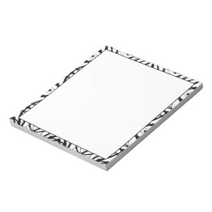 Bloc-note Croquis d'art noir et blanc