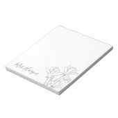 Bloc-note Croquis de magnolia (Tourné)