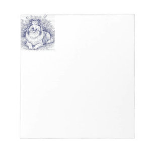 Bloc-note Croquis de Sheltie