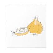 Bloc-note Croquis d'oignon (Devant)