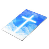 Bloc-note Cross of Light Jesus Christ Customizable Christian (Incliné)