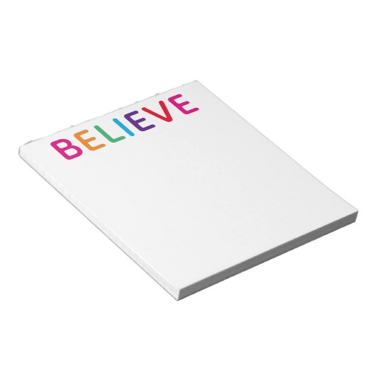Bloc-note Croyez brillant (Incliné)