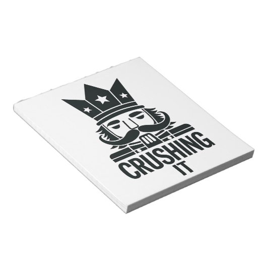 Bloc-note Cruser Il Drôle Noir Casse-Noisette (Incliné)