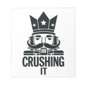 Bloc-note Cruser Il Drôle Noir Casse-Noisette (Devant)