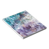 Bloc-note Crystal quartz Turquoise & Violet (Incliné)