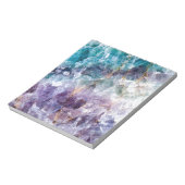 Bloc-note Crystal quartz Turquoise & Violet (Tourné)
