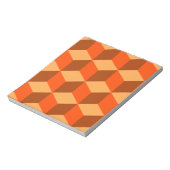 Bloc-note Cubes orange (Tourné)