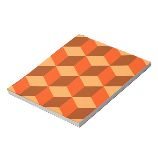 Bloc-note Cubes orange (Tourné)