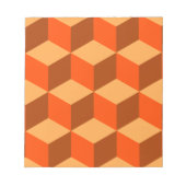 Bloc-note Cubes orange (Devant)