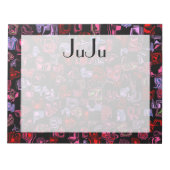 Bloc-note Cuckoo Marbré Abstrait (Devant)