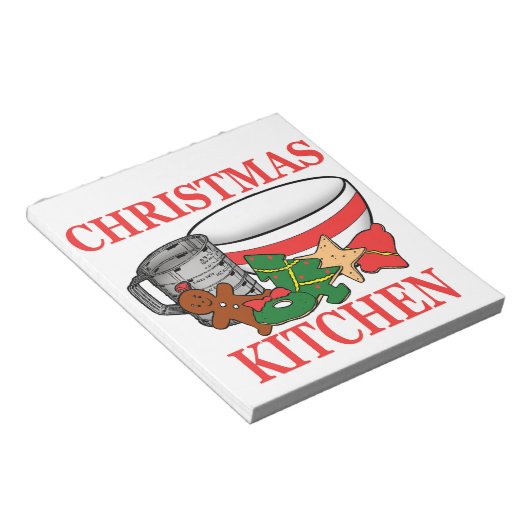 Bloc-note cuisine de noël (Incliné)