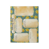 Bloc-note Cultivating Today Desk – Daily Intention Daffodil (Tourné)