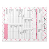 Bloc-note Cultures d'enseignement _ Fiche de rapport sur les (Devant)