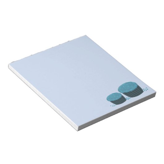 Bloc-note Cupcakes bleus (Incliné)