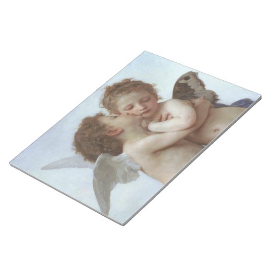 Bloc-note Cupid and Psyche as children - William Bouguereau (Incliné)