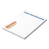 Bloc-note Curieux hot dog Weiner dessin animé (Tourné)