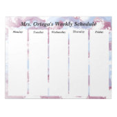 Bloc-note Custom Alcohol Ink Art (Devant)