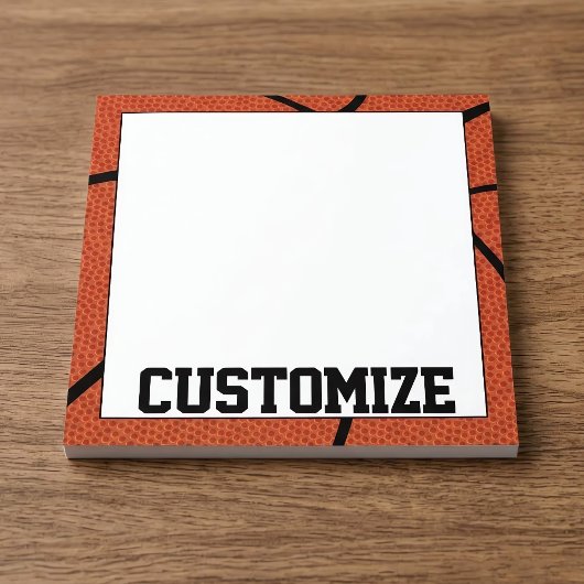 Bloc-note Custom Basketball Team Name Notepad for Coaches
