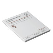 Bloc-note Custom Doctor Prescription Notepad Editable RX Pad (Incliné)