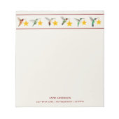 Bloc-note Custom Holidays Hummingbirds (Devant)