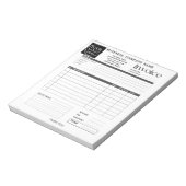 Bloc-note Custom Logo Small Business Invoice Sales Receipt N (Tourné)